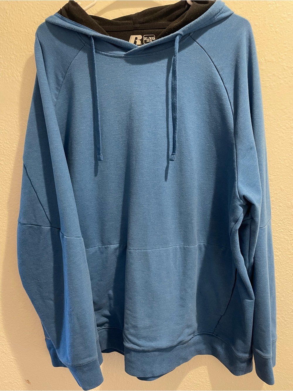 Russell Athletic Light Blue Hooded Pullover Sweatshirt
